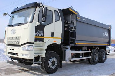Самосвал FAW J6 6х4 в кузове AMKAR 