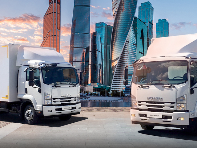 Промтоварный фургон Isuzu Forward 18.0 тонн