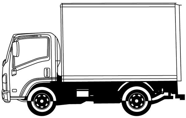 Промтоварный фургон Isuzu Elf 3.5