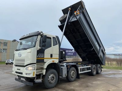 Самосвал FAW J6 CA3310 8х4 в кузове AMKAR EURO5