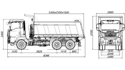 Самосвал SITRAK C7H 6×4 18 куб.м КДМ