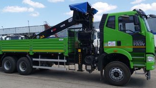  Бортовой автомобиль FAW 732755 с КМУ HIAB 190TM-6