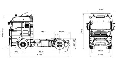 Тягач SITRAK C7H 4х2 ZZ4186V391HE ADR