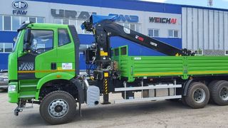 Бортовой автомобиль FAW 732755 с КМУ HIAB 190TM-6